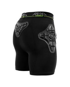 REKD ENERGY PRO IMPACT BLACK SHORTS