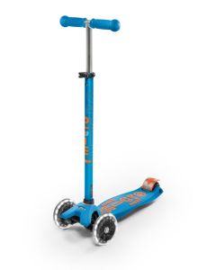 MAXI MICRO DELUXE LED BLUE CARIBE SCOOTER
