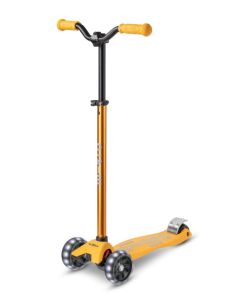 MICRO MAXI DELUXE PRO LED YELLOW SCOOTER