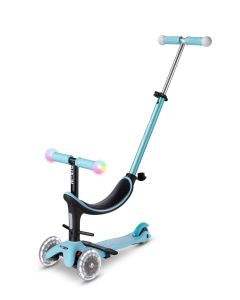 MICRO MINI2GROW DELUXE MAGIC LED BLUE SCOOTER