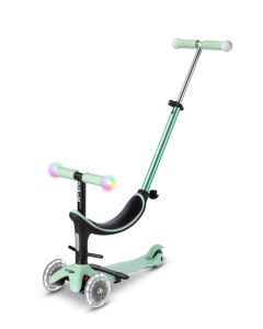 PATINETE MICRO MINI2GROW DELUXE MAGIC LED MENTA
