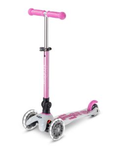 MICRO MINI DELUXE FOLDING ORION LED PINK SCOOTER