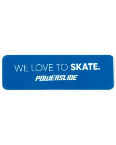 POWERSLIDE WE LOVE TO SKATE STICKER