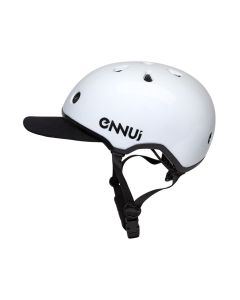 CASCO ENNUI ELITE WHITE WITH PEAK 55-59CM