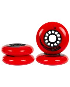 UNDERCOVER RAW 84MM 88A RED BULLET WHEELS (4 PACK)