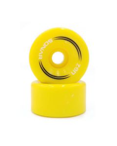 QUAD ZEN RADAR 62MM 85A YELLOW WHEELS (4 PACK)
