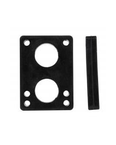 RISERS D STREET SOFT 1/2” NEGRO (PACK 2)