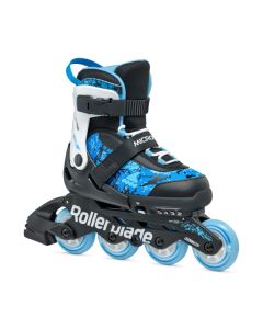 ROLLERBLADE MICROBLADE SL BLACK-CLEAR BLUE
