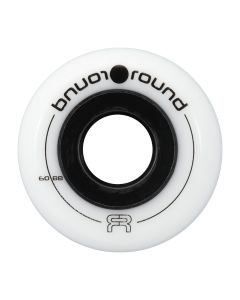 RUEDAS FR ROUND WHEELS 60MM 88A WHITE LED WHEELS (4 PACK)
