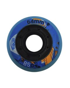 BKB JR 64MM 85A CLEAR BLUE WHEEL (UNIT)
