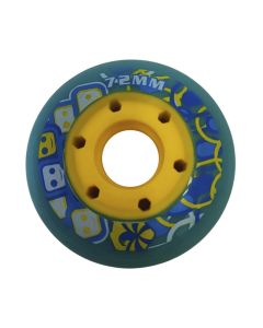 FLYING EAGLE JR 72MM CLEAR BLUE II WHEEL (UNIT)