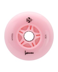 RUEDA LED LUMINOUS 100MM 85A FLAMINGO (UNIDAD)