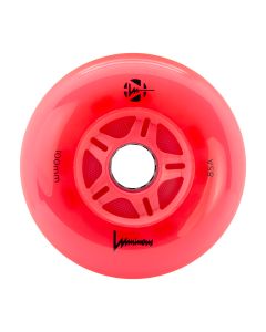 LED LUMINOUS 100MM 85A RED WHEEL (UNIT)