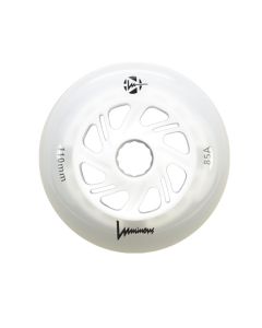 RUEDA LED LUMINOUS 110MM 85A BLANCA (UNIDAD)