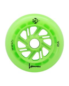 LED LUMINOUS 125MM 85A GREEN APPLE GLOW WHEEL (UNIT)