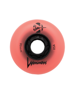 WHEEL LED LUMINOUS 76MM 85A CORAL GLOW (UNIT)