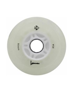 RUEDA LED LUMINOUS 90MM 85A BLANCA (UNIDAD)