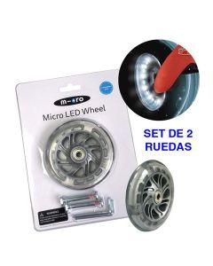 MINI MICRO 120MM LED WHEELS (2 PACK)