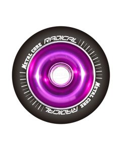 RUEDA METAL CORE NEGRO-VIOLETA 110MM