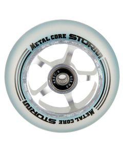 100MM TRANSPARENT-RAW METAL CORE WHEEL
