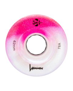 LUMINOUS 62MMX34MM 78A COTTON CANDY QUAD LED WHEEL (UNIT)