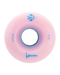 LUMINOUS 62MMX34MM 85A PINK-LIGHT BLUE QUAD LED WHEEL (UNIT)