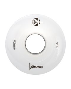 LUMINOUS 62MMX34MM 85A WHITE-SLIM HUB QUAD LED WHEEL (UNIT)