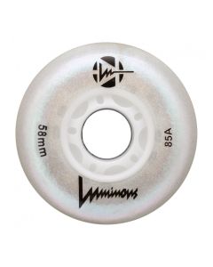 LUMINOUS WHITE PEARL 58MM 85A QUAD WHEEL (UNIT)