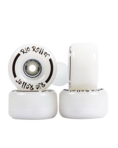 RUEDAS CON LUZ RIO ROLLER BLANCO (PACK 4)