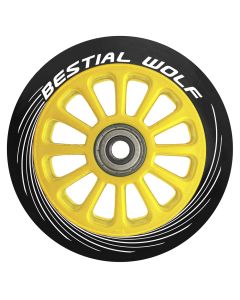 RUEDAS AMARILLO-NEGRO 85