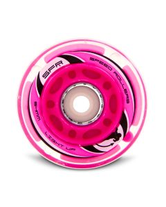 RUEDAS CON LUZ SFR 64MM ROSA (PACK 4)