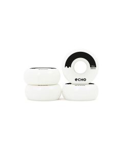 RUEDAS ECHO CLASSICS 58MM 90A BLANCO-NEGRO (PACK 4)