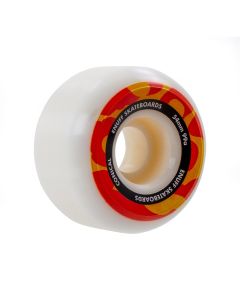 RUEDAS ENUFF CONICAL BLANCO-NARANJA 54MM
