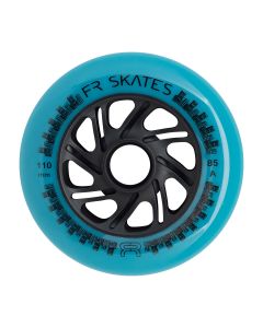 FR DOWNTOWN 110MM 85A TEAL-BLACK WHEELS (3 PACK)