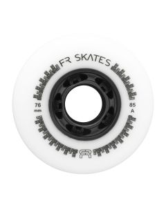 FR DOWNTOWN 76MM 85A WHITE WHEELS (4 PACK)