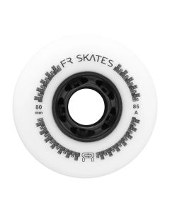 RUEDAS FR DOWNTOWN 80MM 85A WHITE LED WHEELS (4 PACK)