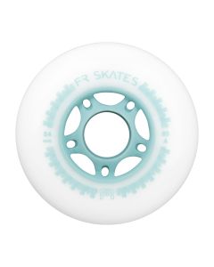 FR DOWNTOWN 84MM 85A WHITE-BLUE WHEELS (4 PACK)