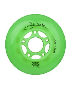 RUEDAS FR DOWNTOWN EMPEROR 84MM 85A VERDE (PACK 4)