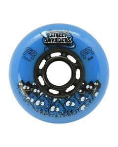 FR STREET INVADERS 76MM 84A BLUE WHEELS (4 PACK)