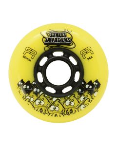 FR STREET INVADERS 80MM 84A AMARILLO WHEELS (4 PACK)