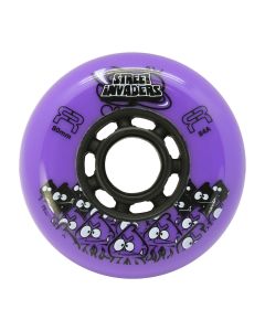 FR STREET INVADERS 80MM 84A LILA WHEELS (4 PACK)