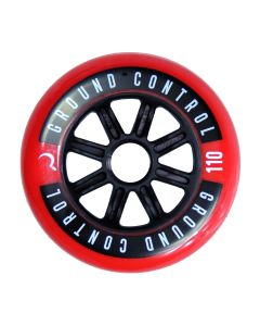 GROUND CONTROL RED-BLACK 110MM 85A WHEELS (3 PACK)