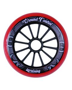 RUEDAS GROUND CONTROL ROJO-NEGRO 125MM 85A (PACK 3)