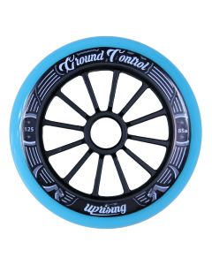 GROUND CONTROL TURQUOISE-BLACK 125MM 85A WHEELS (3 PACK)