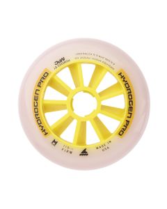 HYDROGEN PRO 110MM FIRM WHEELS WHITE-YELLOW 8 PACK
