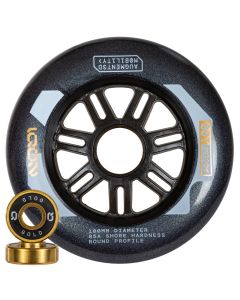 IQON ACCESS COMBO DARK GREY 100MM 85A WHEELS (3 PACK)