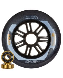 RUEDAS IQON ACCESS COMBO DARK GREY 110MM 85A (PACK 3)