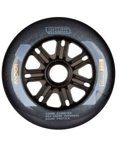 IQON ACCESS DARK GREY 125MM 85A WHEELS (3 PACK)
