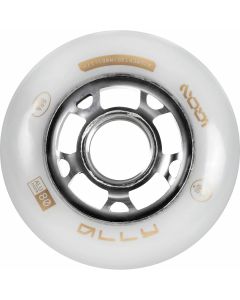 IQON ALLY WHITE 80MM 88A WHEELS (4 PACK)