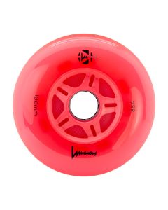 LUMINOUS 100MM 85A RED LED WHEELS (3 PACK)